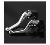 MOMOHCHGBT Adjustable CNC Brake Lever for Suzuki for TL1000R 1998 1999-2002 TL 1000R Motorcycle Adjustable CNC Control Handles Short Brake Clutch Levers Motorbike Parts(Short Silver)