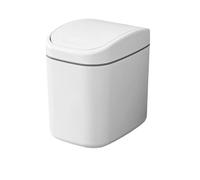 MOMOHCHGBT Car Bin Home Desktop Trash Wit Cover Small Table Wastebasket Garbage Can Dustbin Dispenser For Bathroom Vanity Vehicle Trash Cans(A)