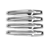 MOMOHCHGBT Car Exterior Door Handle for Land for Rover for Jaguar Outer Handle Decorative Frame Car Door Protective(Silver)