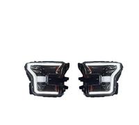 MOMOHCHGBT Front Lights For F150 For Raptor 2015-2017 Car Lamps Auto Headlights Assembly Upgrade LED DRL Dynamic Projector Lens Tools Front Lamp(Type A)