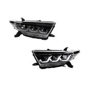 MOMOHCHGBT Front Lights For Toyota For Highlander 2012-2014 Car Lamps Upgrade Auto LED Three Projector Lens Dynamic Light Tool Accessories Front Lamp