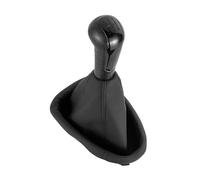 MOMOHCHGBT Gear Shift Knob Cover for Chevrolet Matiz for Spark M300 2011-2016 Car 5 Speed Manual Gear Shift Knob Leather Boot Cover Shifter Lever Handle(Black Knob Suit)