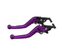 MOMOHCHGBT Motorcycle Hand Brake Disc Brake Modification Handbrake Handle Drum Lever Adjustable Brakes Aluminum Alloy Motorcycle Clutch Levers(Purple)