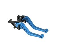 MOMOHCHGBT Motorcycle Hand Brake Motorcycle Clutch&Brake Handle-Universal Adjustable Double Disc Lever for Drum& Brakes Clutch Levers(Blue)