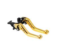 MOMOHCHGBT Motorcycle Hand Brake Motorcycle Clutch&Brake Handle-Universal Adjustable Double Disc Lever for Drum& Brakes Clutch Levers(Yellow)