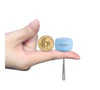 Momoho Mini Bluetooth Speaker with Camera Remote Control For Smartphones, TWS Pairing Stereo Bluetooth Speaker, Portable Bluetooth Speaker Wireless(Mini Round, Blue)