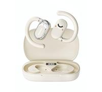 MOMOHO Open Ear Earbuds, Open Earbuds with Ear Hooks, Lightweight Air Conduction Headphones, Touch Control, Up to 52 Hours Power with Case, Resistant to
