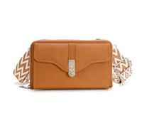 MOMOJULI Women Small Crossbody Bag Shoulder Purse Wallet PU Leather Cellphone Bag with Wide Strap