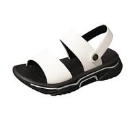 Momolaa Boys Open Toe Sandals size 3.5 Slingback Kids Sandals Slip on Comfort Slide Sandal with Back Strap White Footwear