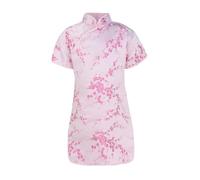 Momolaa Cheongsam Dress for Girls Girls Cap Sleeve Chinese Qipao Sleeveless Kids Cheongsam Vintage Chinese Cheongsam Princess Dress Chinese Girls Oriental Kimono Dress 12-18 Months 3_Pink