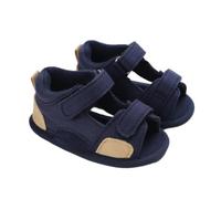 Momolaa Clearance 3-6 Months Baby Boy Girl Sandals Open Toe Summer Infant Toddler Anti Slip First Walking Shoes Hook Loop Crib Shoes Lightwight Prewalker A0_Clearance Navy