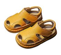 Momolaa CLEARANCE Baby Sandals Infant Toddler Boy Closed Toe Summer Breathable Barefoot Sandals Flat Anti Slip First Walking Shoes for Outdoor Water Sports