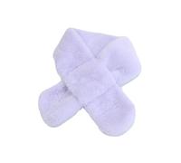 Momolaa Clearance Faux Fur Scarf Winter Warm Women Scarf Faux Fur Scarf for Lady Neck Warmer Cozy Furry Loophole Scarf Purple