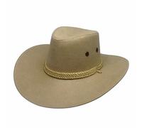 Momolaa Clearance Men Cowboy Hat Adjustable Outdoor Hat Cowboy Felt Hat Lightweight Travel Cap Western Hat Wide Brim Durable Cowgirl Large Sun Hat UK Beige