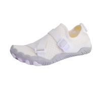 Momolaa Clearance UK 7.5 Barefoot Water Shoes Womens Mens Buckle Quick Dry Beach Swim Aqua Sea Wet Shoes Pool Wetsuit Surf Paddle Board Shoe Sailing Rock Sand River Shoe White Footwear