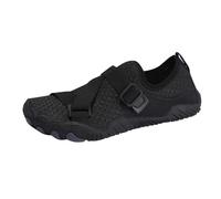 Momolaa Clearance UK 7 Barefoot Water Shoes Womens Mens Buckle Quick Dry Beach Swim Aqua Sea Wet Shoes Pool Wetsuit Surf Paddle Board Shoe Sailing Rock Sand River Shoe Black Footwear
