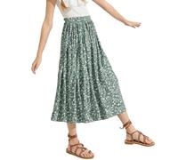 Momolaa Girls Floral Maxi Skirt Boho Flowy A-Line Summer Long/Midi Skirt with Elastic Waist Clothes