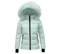 Momolaa Girl's Winter Coats Windproof Quilted Warm Down Coats Thicken Waterproof Thicken Hooded fashions Puffer Jacket Comfy Down Jackets Outerwears