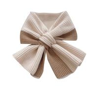 Momolaa Long Scarf Ladies Scarf Knit Scarf Color Block Neckwear Wraps Pull-Through Scarf Loophole Scarf Unisex Pure Color Winter Neck Warmer Women Scarf Winter Knitted Scarf A1-Khaki