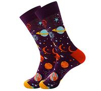 Momolaa Men And Women Adult Geometric Fruit Socks Street Socks Astronaut Socks Womens Knee High Socks Wide Calf