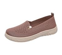 Momolaa Size 5.5 WOMEN'S Woven Orthopedic Breathable Shoes Comfortable Walking Sneakers with Arch Support Go Walk Slip on Comfy Work Slip Ins Loafers Summer Shoes Hands-Free Khaki Footwear Clearance