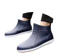 Momolaa UK 7.5 Wellington Boots Women and Men Ankle Wellies,Ladies Wellies Short Outdoor Dog Walking Festival Gardening Wellington Boots Blue