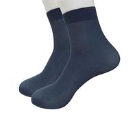 Momolaa Ultra-thin Elastic Short 4 Men Pairs Silk Fiber Silky Stockings Socks Socks Womens Thin Socks Black