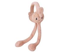 Momolaa Unisex Ear Moving Bunny Ear Cute Rabbit Ear Warmers Winters/Outdoor Plush Ear Up Headbands Earmuffs for Women Girls 4_Khaki