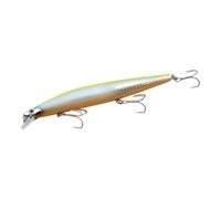 momolures Bass Lures Silent Minnow 140F 25g Silent Assassin Style sea fishing lure seabass (LENS CHART PEARL)