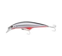 momolures - Tide Control Minnow 95 120 lip in belly system for Bass, Seabass, Salmon lure fishing. (120mm - BLACK BACK RB)
