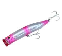 momolures - ULTIMA POPPER 120 30g Floating lure for Bass, Seabass, Bluefish fishing (APPEAL PINK)