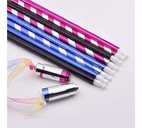MOMOMAGE 5 Pcs Plastic Appearing Canes Magic Staff 70 cm/27.6 in Elastic Magic Wands Tricks Pocket Staff Telescopic Magic Props Toy Stage Performance Prop Party Toy