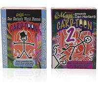 MOMOMAGE Card-Toon #1 and #2 Card Magic Tricks Animation CardToon Deck Magic Close up Illusions Gimmick Mentalism Playing Card Magic