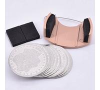 MOMOMAGE Coin Dumper + 10pcs Palming Coins(Morgan Version) Magic Tricks Appearing/Disappearing Stage Accessories Illusion Props Gimmick