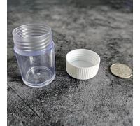 MOMOMAGE Coin in Bottle (Inspectable) Magic Tricks Coin Passing Thru the Lid into Bottle Penetration Magic Close up Illusions Gimmicks