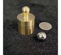 MOMOMAGE Coin Maker (Brass) Magic Tricks Steel Ball to Coins Appearing Magic Magician Close up Illusions Gimmicks Props Mentalism Magic