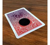 MOMOMAGE Color Changing Black Hole Magic Tricks Card Hole Vanishing Magic for Magicians Close up Street Illusion Gimmicks Mentalism