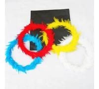 MOMOMAGE Color Changing Feather Circle Magic Tricks Full Set with Scarves Close up Gimmick Props Illusion Mentalism Comedy