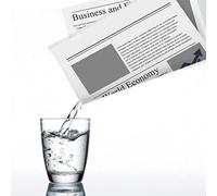 MOMOMAGE Drink Water in Newspaper Magic Tricks The Newspaper Hidden Water for Magicians Funny Magic Stage Illusions Gimmicks Mentalism Props