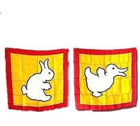 MOMOMAGE Duck Rabbit Silk Magic Scarve Magic Tricks Close-up Illusions Gimmick Props Accessories Comedy