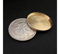 MOMOMAGE Expanded Shell Walking Liberty Half Dollar (Head) Magic Tricks Close up Magic Coin Appear/Vanish Magic Illusions Gimmick Props