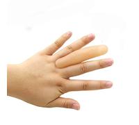 MOMOMAGE Fake Finger Sixth Magic Rubber Thumb Magic Tricks Close up Vanish Appear Magic Gimmick Props (Medium, Soft, 3 Pcs)