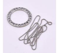 MOMOMAGE Jewelry Infinity Ring and Chain Magic Tricks Linking Ring Magic Comedy Close up Magic Gimmick Props