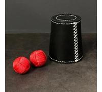 MOMOMAGE Leather Chop Cup Magic Tricks Stage Close up Magic Cup Appearing Magic Mentalism Illusion Gimmick Props for Magicians