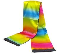 MOMOMAGE Magic Trick: Black to Rainbow Silk Scarf Magic Trick for All Ages