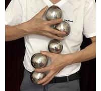 MOMOMAGE One Steel Ball to Five (Upgraded Version) Magic Tricks Multiplying Balls 8.9 cm/3.5 in Stage Illusions Gimmicks Mentalism Magic Props