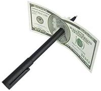 MOMOMAGE Perfect Penetration Crude Pen Thru Bill Penetration Dollar Pen Magic Tricks Pen Through Bill Magic Close up Gimmick Fun