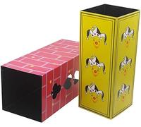 MOMOMAGE Production Tubes (Folding, Paper) Magic Tricks Silk Flower Appear from Empty Tubes Easy Magic Stage Illusions Gimmicks Mentalism