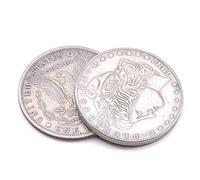 MOMOMAGE - Super Flipper Coin, Magic Accessories, Magic Tricks, Fun Trick for Professional Magicians, Butterfly Coins, Magic Accessories, Mental Illusion Trick (dollar version of