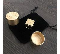 MOMOMAGE Super Mental Die (Brass) Magic Tricks for Magicians Classic Dice Number Prediction Magic Prop Close up Magic Gimmick Illusion
